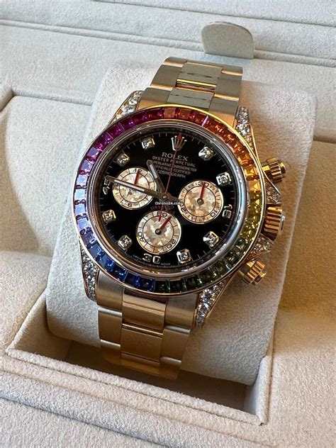 rolex rainbow all all'asta|rolex rainbow daytona models.